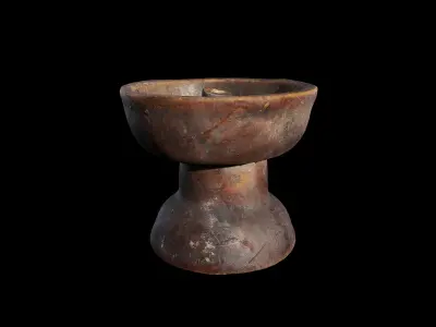 Anydrafts Candlestick 01 Low-poly 3D model