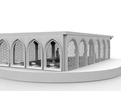 turkish bath roman bath hamam 3D model
