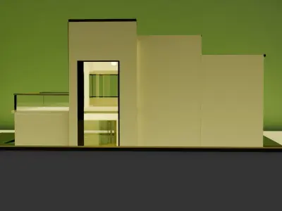 Modern House Low-poly 3D model buy