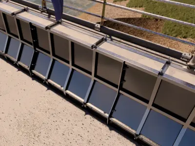 Guarda-rodas New Jersey - Forma metalica 3D model