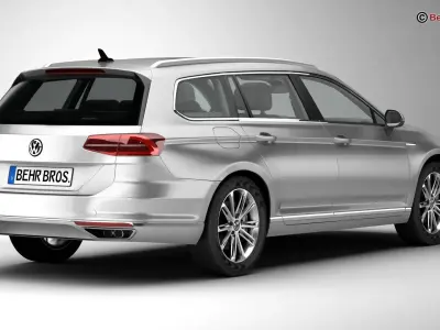 Volkswagen Passat Variant 2015 3D model