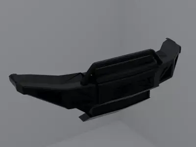 Offroad front bumber for toyota fj cruiser  Low-poly 3D model