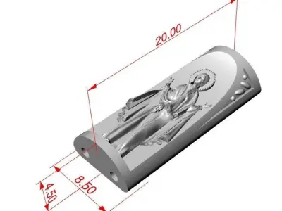  the Saints bracelet 3D print model