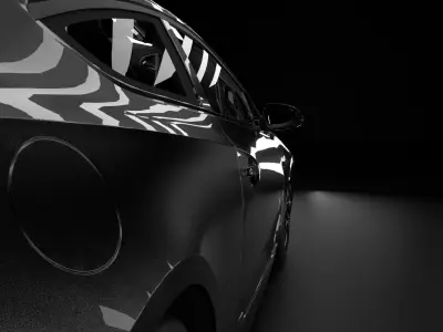 Vauxhall Astra VXR 2015 Low-poly 3D model