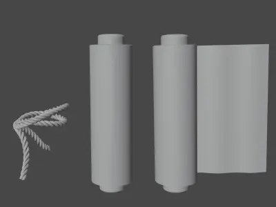  Naruto Water Scroll - Free 3D Printable Model - anime Free 3D print model