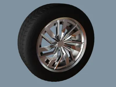 AS rims collection 4 - VW Osarno Low-poly 3D model