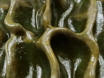 Stoneware Vase Decoration 3D model