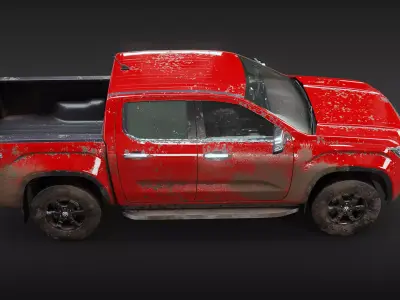 VW Amarok 2024 Style Dirt 3D model