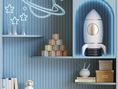 Child Room Decor-22 3D model