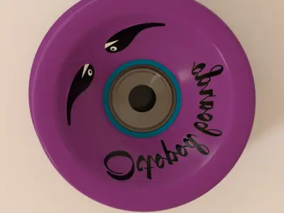 Longboard wheel 3D model