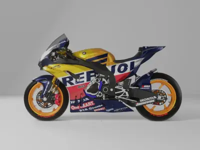 Superbike Honda CBR 1000 RR-R MY 2024  3D model