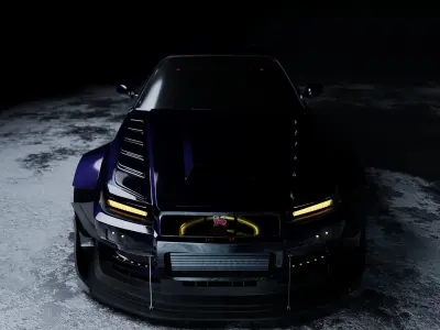 Nissan R34 GTR Tuned 3D model