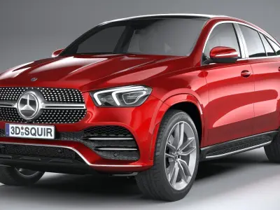 Mercedes-Benz GLE Coupe AMG 2020 3D model