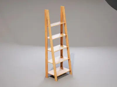 Shelf 01 Low-poly 3D model