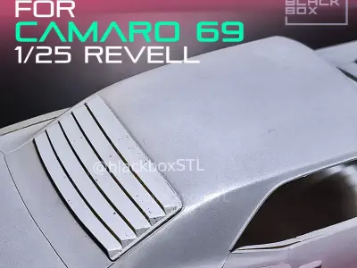Window Louver for CAMARO 69 Revell 1-25th Modelkit 3D print model