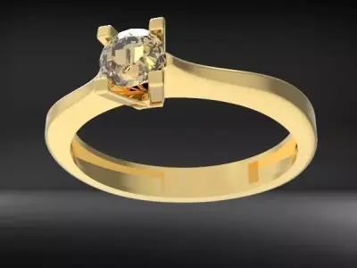Engagement Ring  3D print model