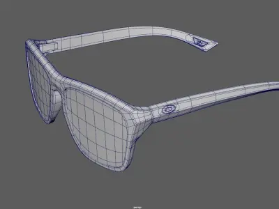 Oakley Sylas sunglasses Low-poly 3D model