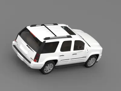 GMC Yukon Denali flex fuel 2014 3D model