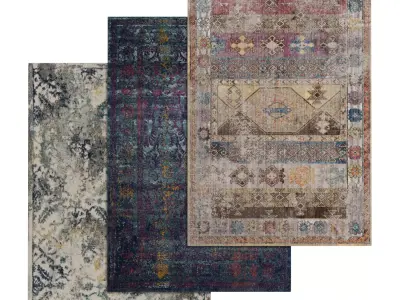 Rug Set 220 3D model