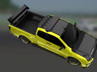 ISUZU D Max Space Cab Ddi Blue Power Gen2 Safety Car  3D model