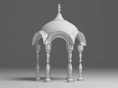 Indian Vedi 3D model