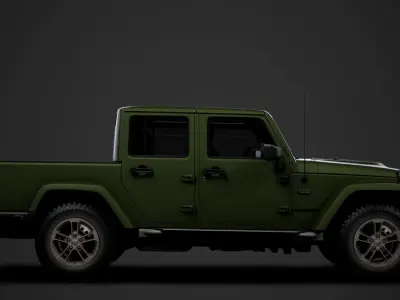 Jeep Gladiator 75th Anniversary JK 2018 3D model