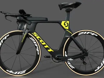Scott Plasma S time-trial bike 3D model