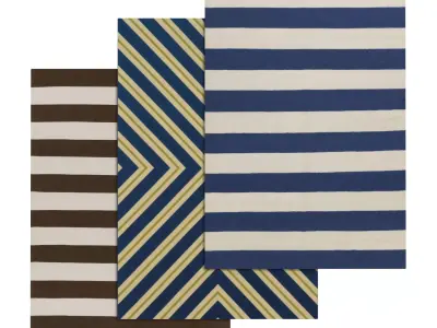 Rug Set 984 3D model