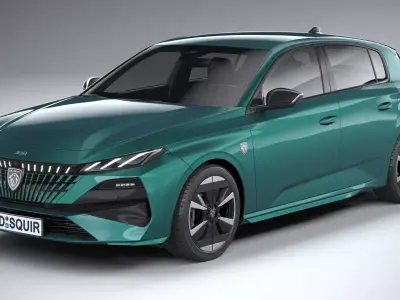 Peugeot 308 2026 3D model