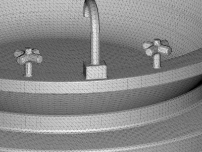 Stylish Bath Tub 3D print model