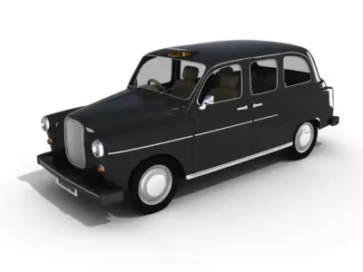 Old Fashioned Automobile 3D model