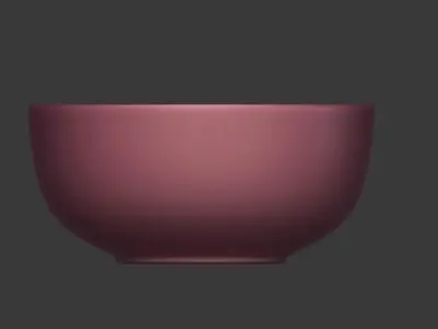 Ceramic Serving Bowl 3D model