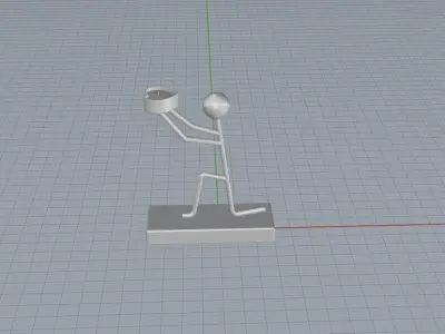 Love Candle Stand  3D model