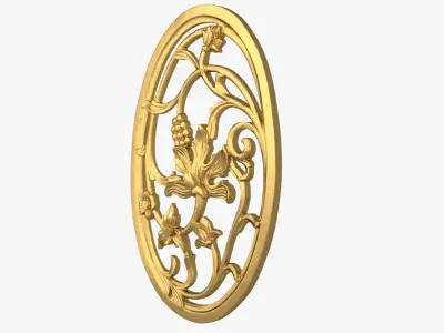 Classic decor ornament 240 3D model