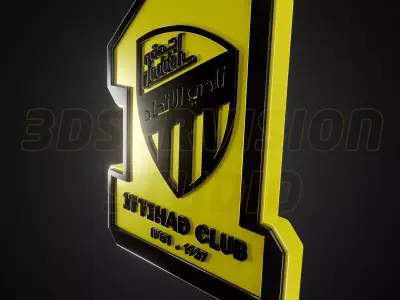 Ittihad logo - Cinematic - 3D print 3D model