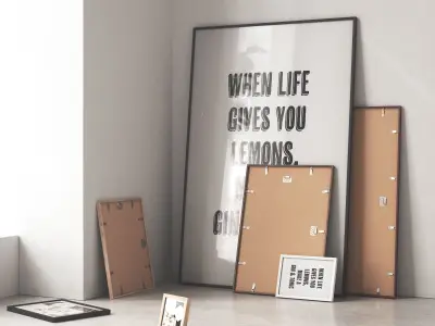 Posters -  Gin and Tonic 3D model