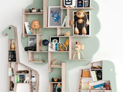 Children Room Set 4 Like A Movie Star 3D model