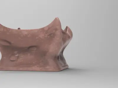 Lazlo Vase Low-poly 3D model