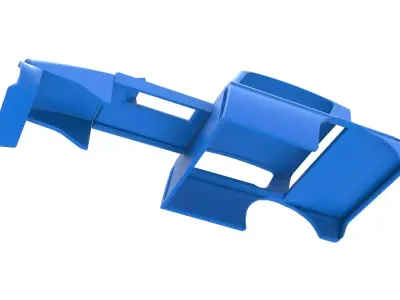 Shell of Vintage Asphalt Modified stock car V7 Scale 1 to 25 3D print model