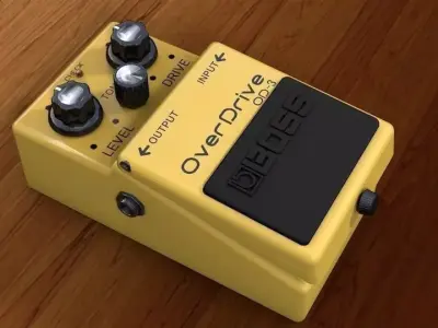 Boss OD-3 3D model