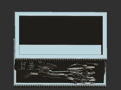 Egyptian Pharaoh Box 3D Printable model 3D print model