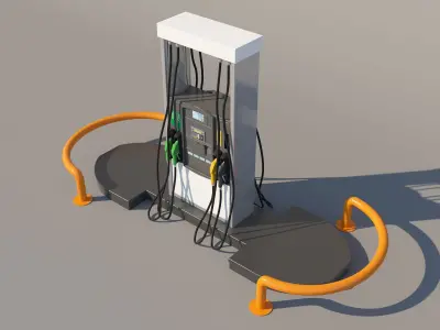 Fuel Dispenser Updated  3D model