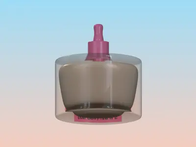 Vanilla Glaze Beauty Serum 3D Model 3D model