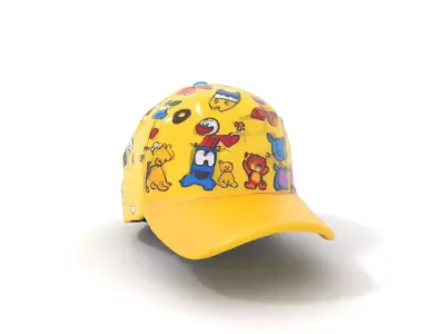 Playful Cartoon Cap model pack Low-poly 3D model