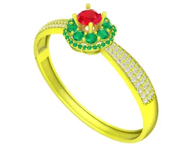 6270 luxury diamond bangle 3D print model