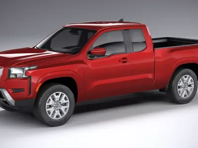 Nissan Frontier KingCab 2022 3D model
