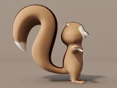 Squirrel 3D model purchase
