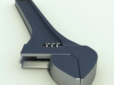 Adjustable Spanner 3D model