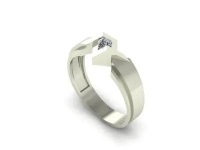 gents ring ready to print 3D print model