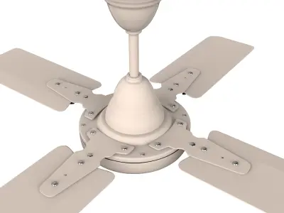 Ceiling Fan Low-poly 3D model